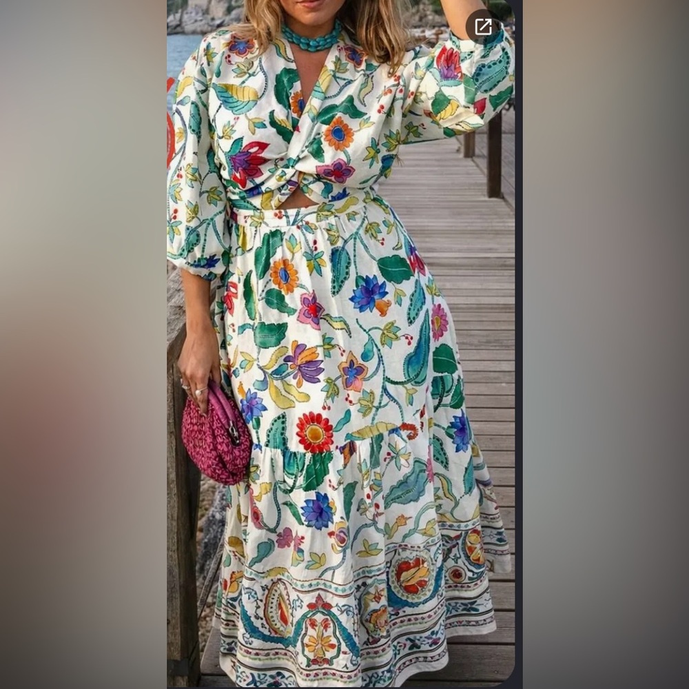 Zara Floral Maxi Dress